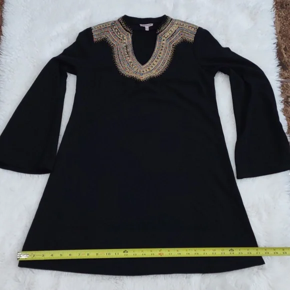 Juice Couture Black Dress with Gold Embellishments, Size 2, - Picture 15 of 17